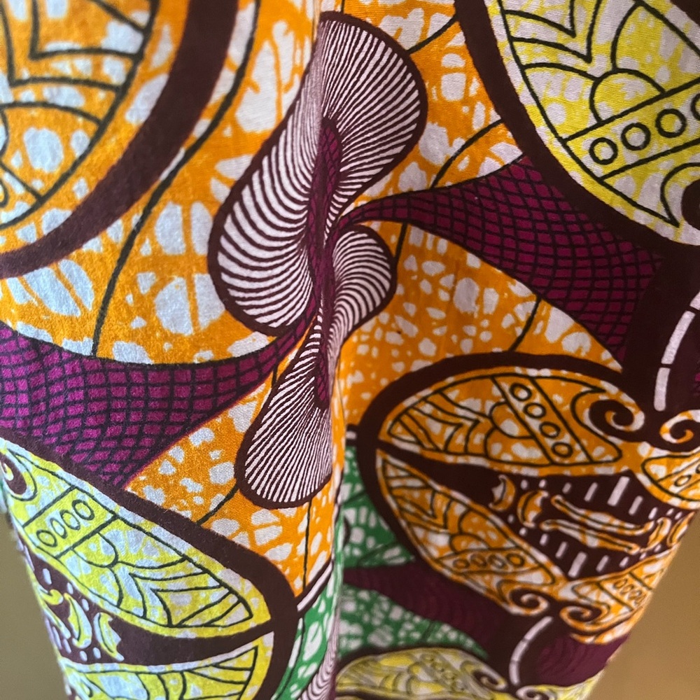 Advance Apparel African print dress with pockets free size - Picture 6 of 10